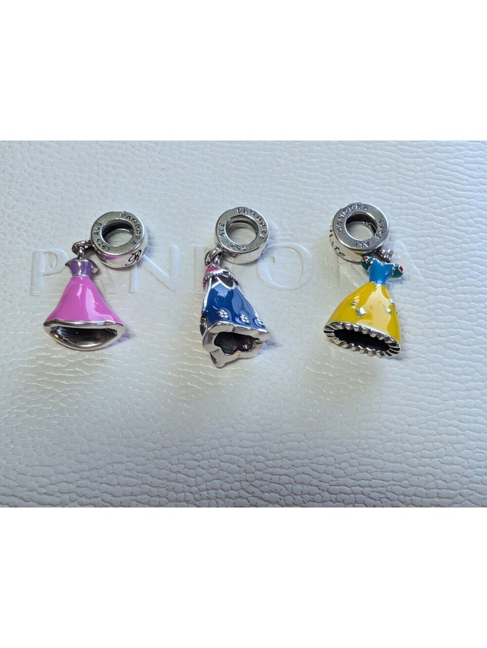 Pandora charm s925 ale disney princess dress bundle